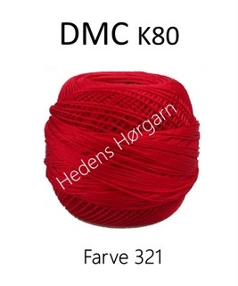 DMC K80 farve 321 rød